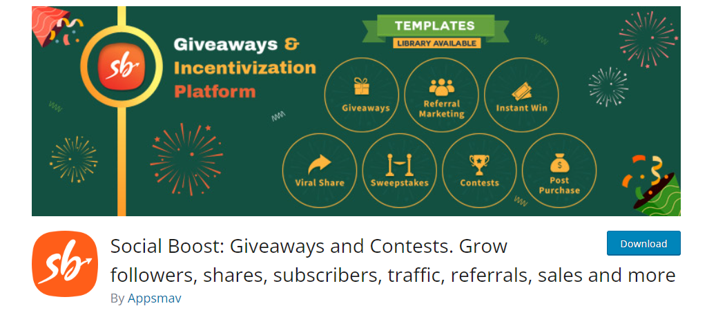 Social Boost gamification plugin for WordPress